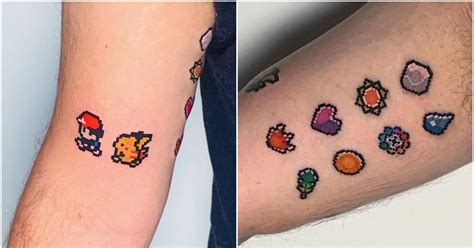 Small pokemon tattoo